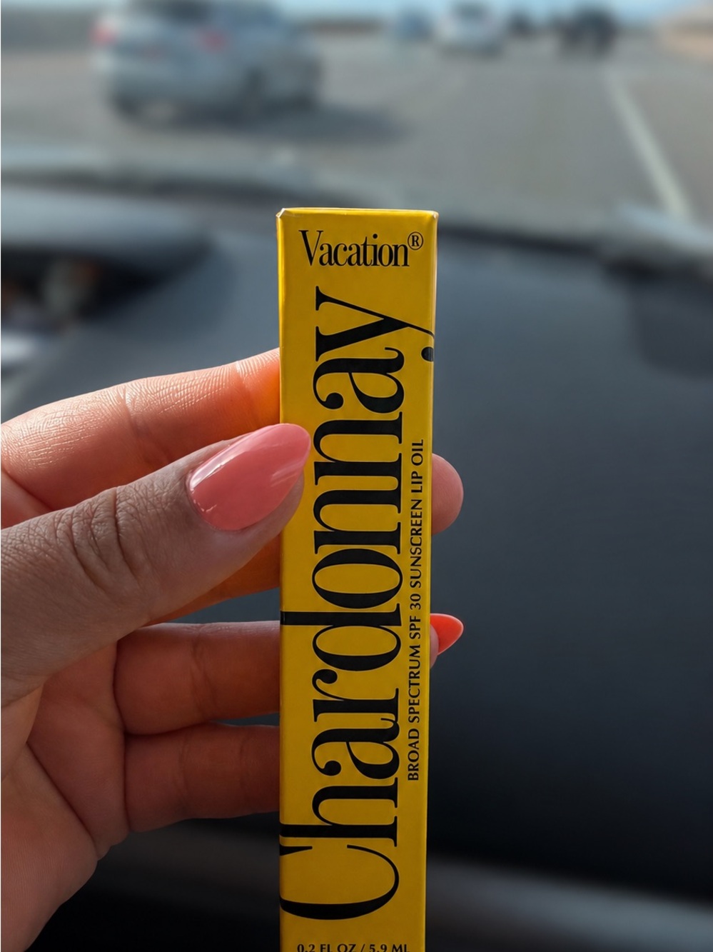 Vacation SPF 30 Chardonnay Lip Oil - Yellow Packaging